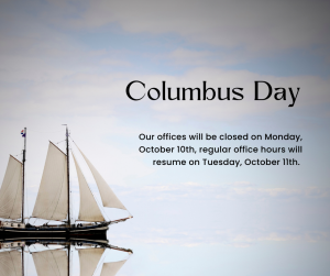 Columbus Day Offices Closed