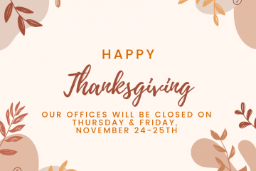 Thanksgiving Offices Closed