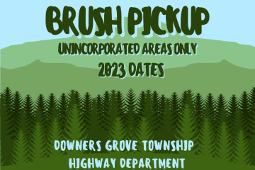 Brush Pickup Dates 2023