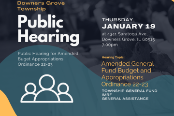 Public Hearing January 19th 2023