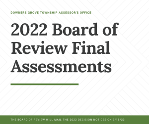 2022 Board Of Review Final Assessments