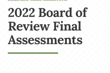 2022 Board Of Review Final Assessments