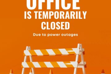office closed due to power outage